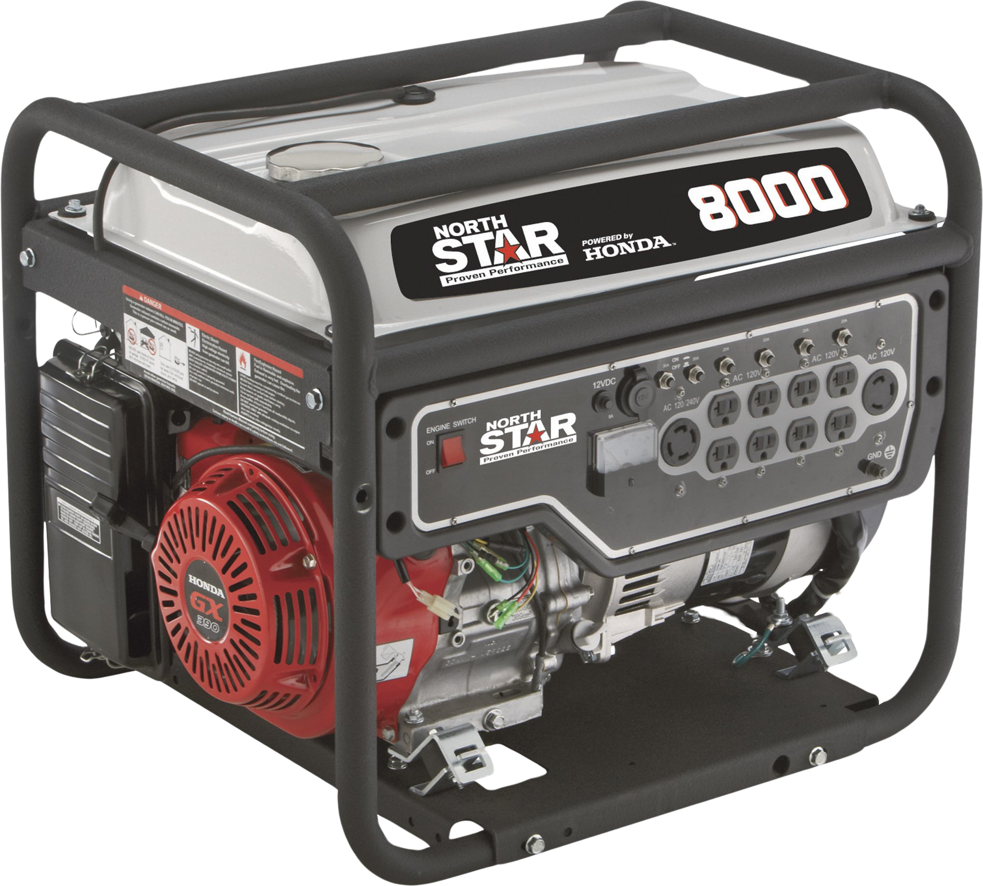 6600W 120/240V AC Inverter Generator